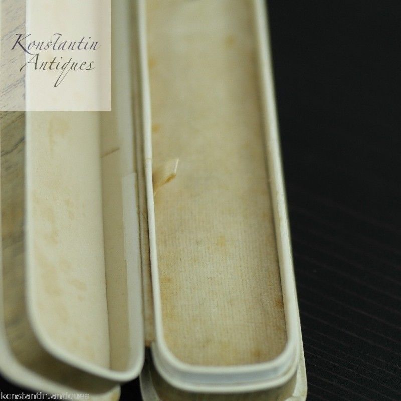 Antique jewellery box for pin brooch, pendant or chain British Empire J.W.Turner