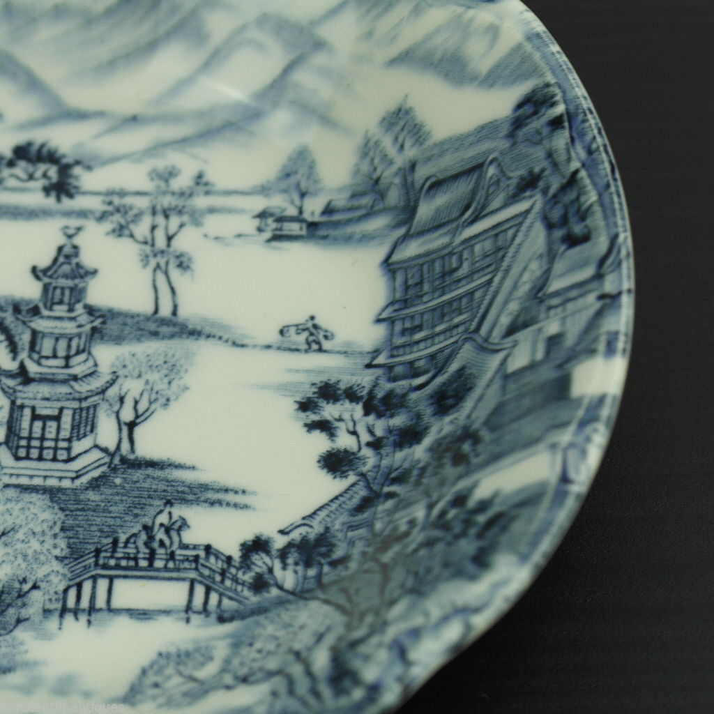 Cuenco de porcelana vintage Johnson Bros China Jardín Encantado