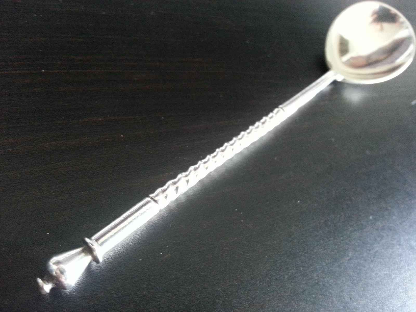 Antique 1888 solid silver spoon tea coffee 84 Russia Imperial