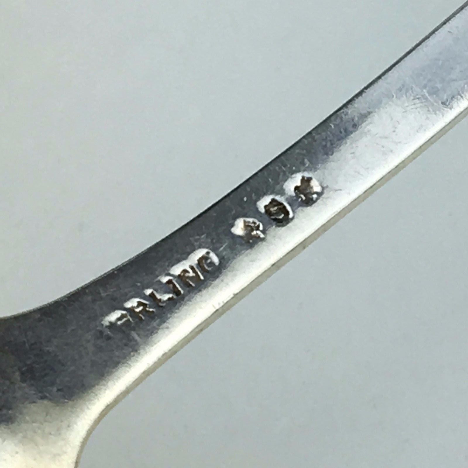 Antique sterling silver spoon from USA with Butterfly Anna inscription