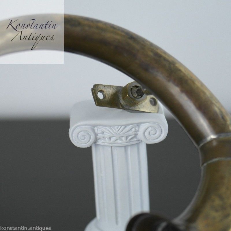 Antique 20thC brass car horn solid sound from British Empire