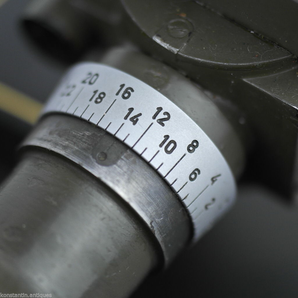 La mira del regimiento PG-1 Telescopio panorámico URSS 1957 