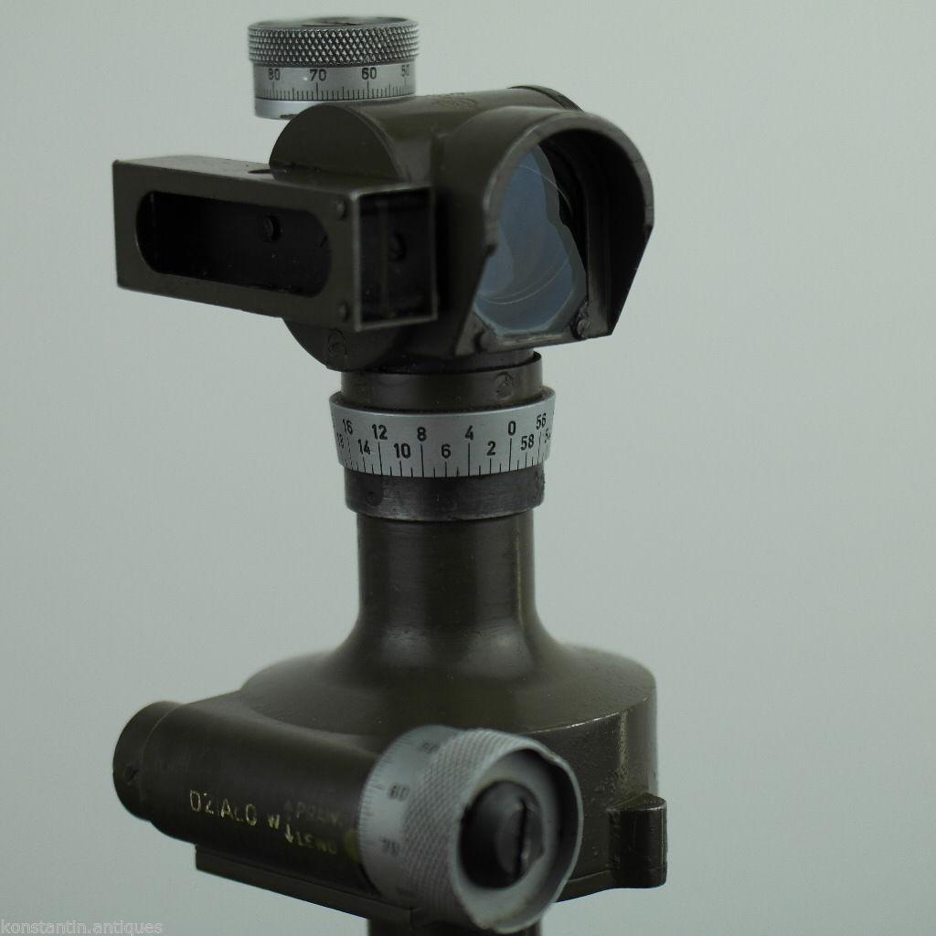 The regimental gun sight PG-1 Panoramic telescope USSR 1957