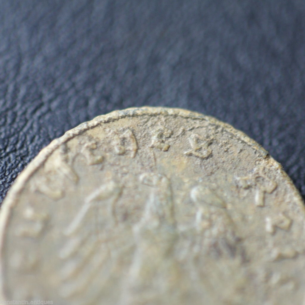 Antique 1941 coin 5 Reichspfennig Fuhrer Adolf Hitler of Germany Berlin