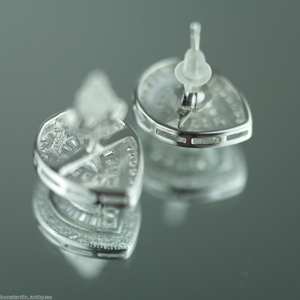 Simply Fine-Ohrringe aus Sterlingsilber mit kubischen Zirkonia-Steinen