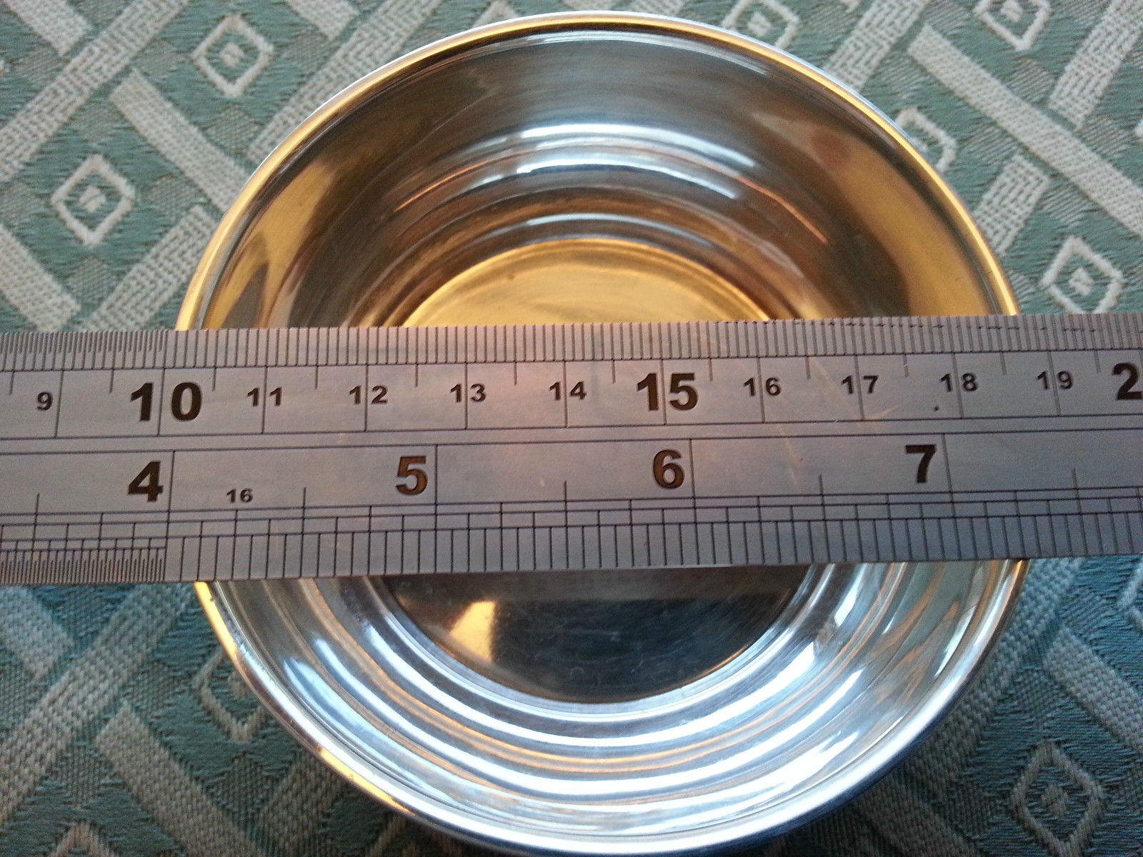 Antiguo cuenco de plata de ley de 1904 Imperio Británico Chester Robert Pringle and Sons