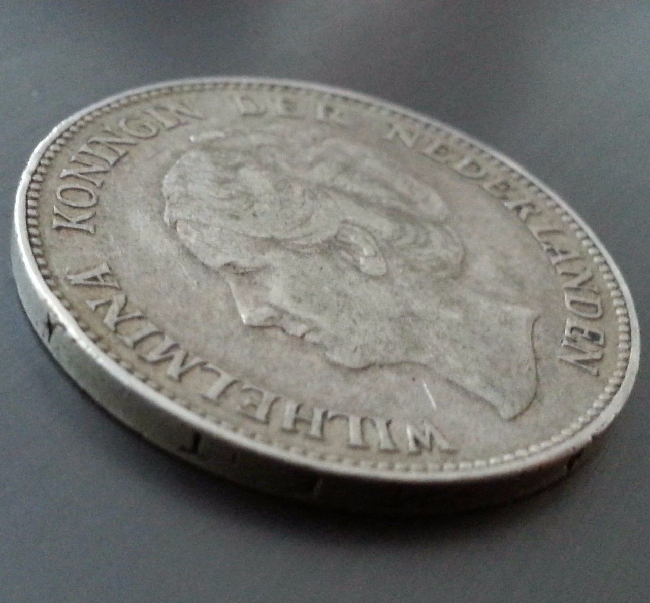 Jahrgang 1931 Silbermünze 1 Gulden Königin Wilhelmina der Niederlande 20. Jh