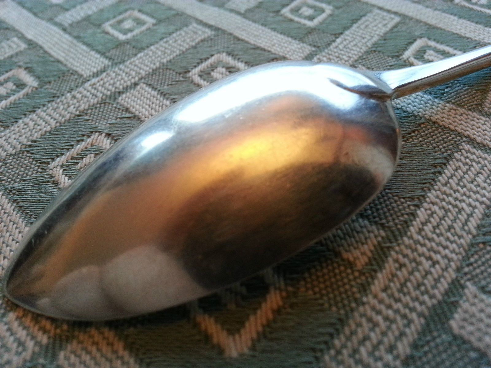 Cuchara antigua de plata de ley de 1894 Imperio Británico Londres