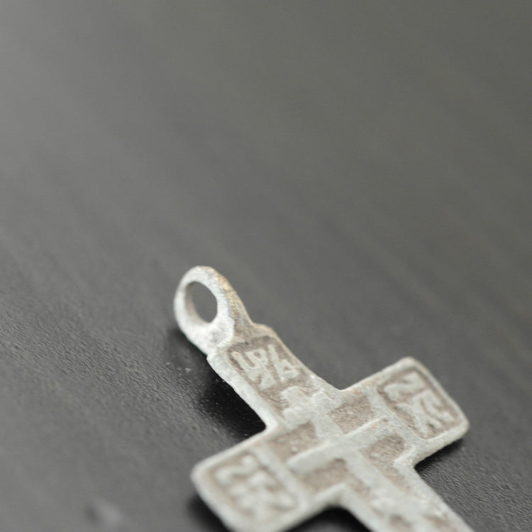 Antikes massives Kreuz des Russischen Reiches Orthodoxe Altgläubige