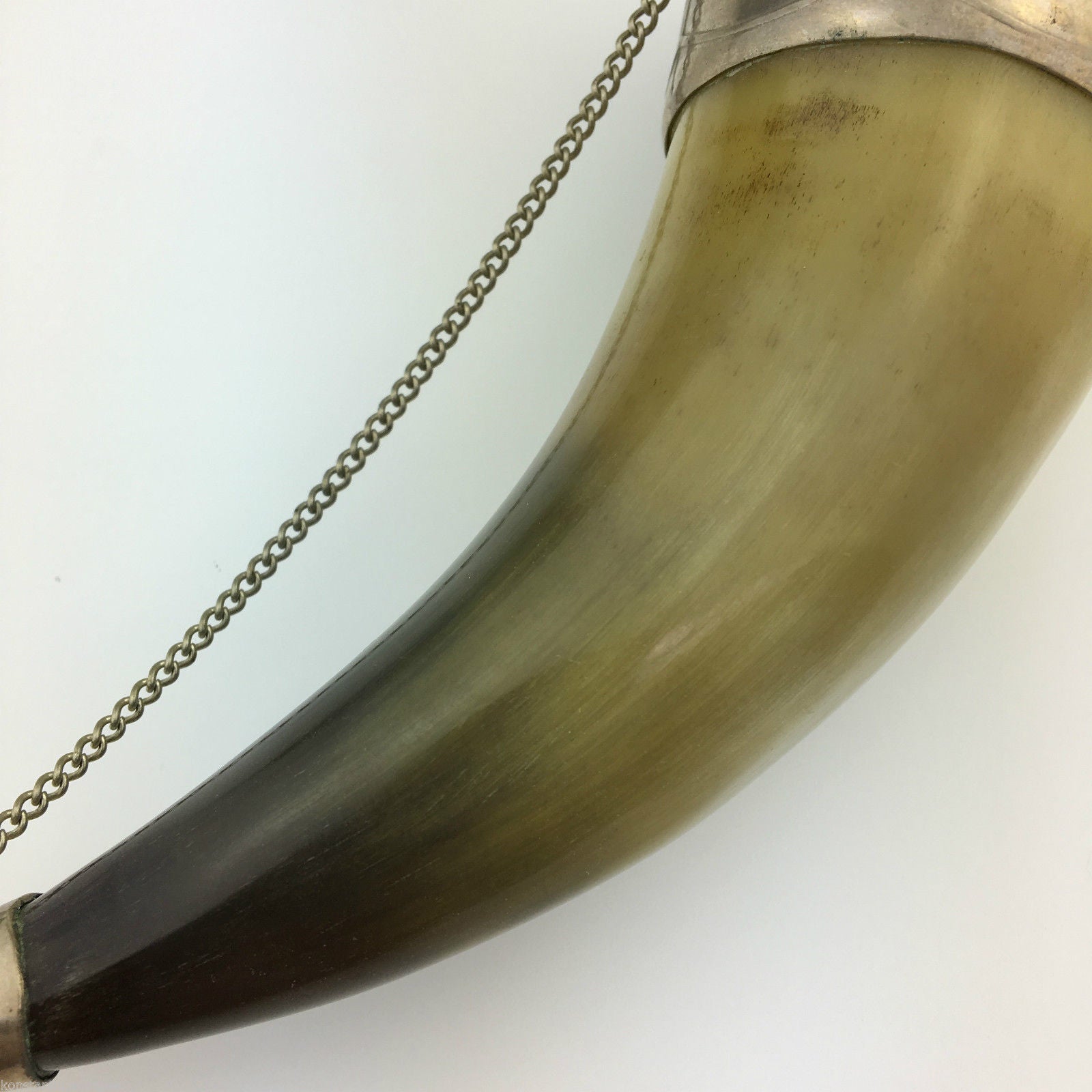 Vintage Kaukasischer Trinkhornbecher für Wein, Wodka, Cognac 