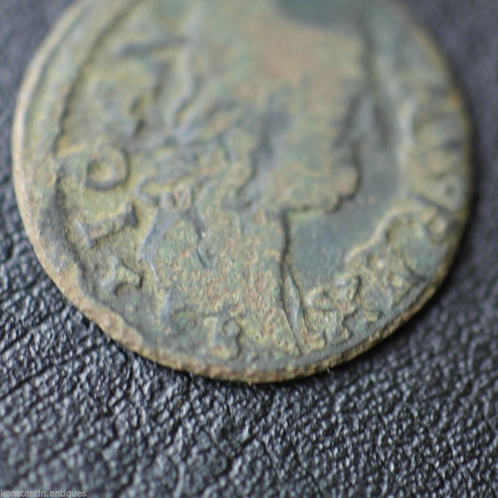 Antique 17thC one 1 shilling John II Casimir Vasa Grand Duchy of Lithuania