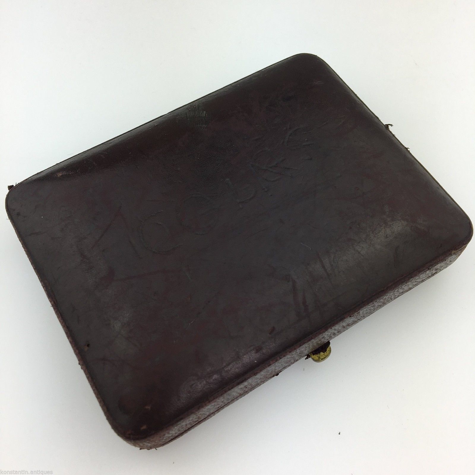 Antique malachite and sterling silver beads necklace