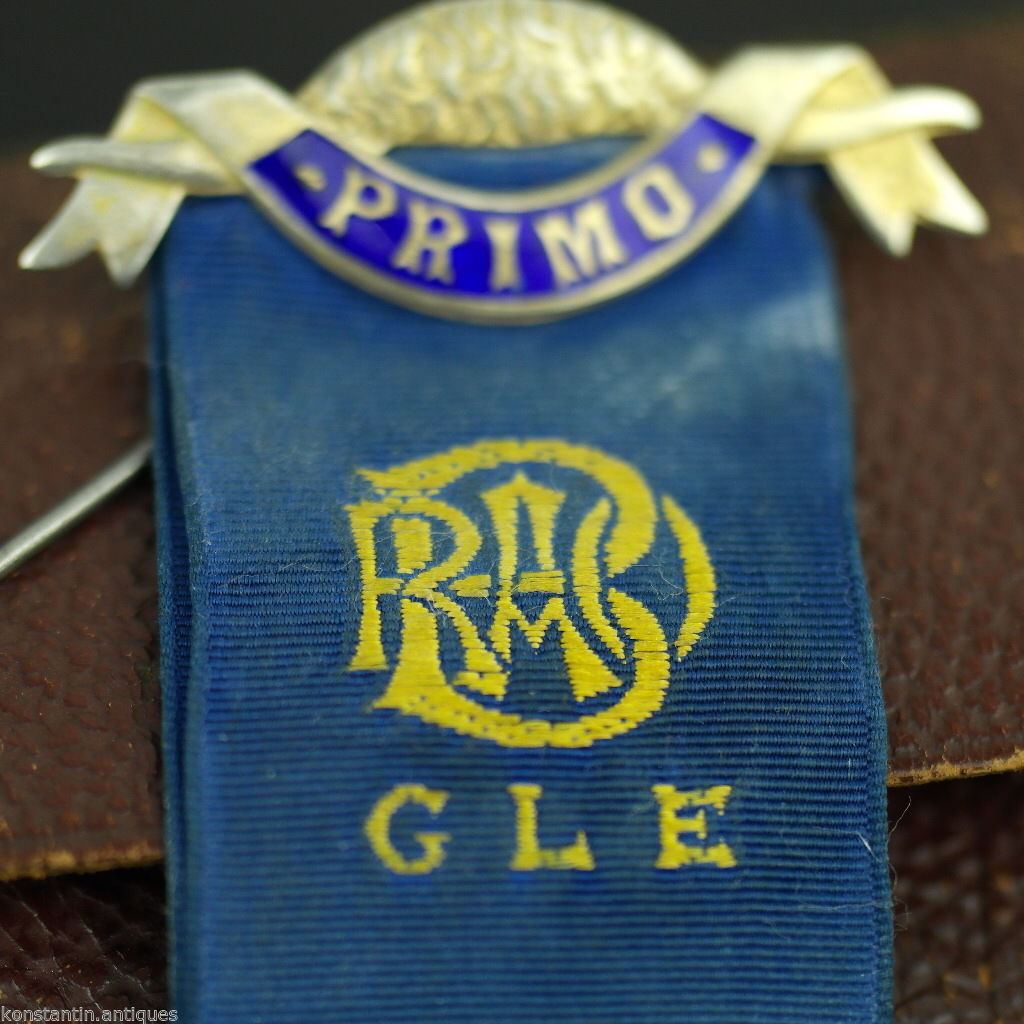 Vintage 1959 Medalla de plata maciza Justicia Verdad Filantropía Eric Knight Lodge