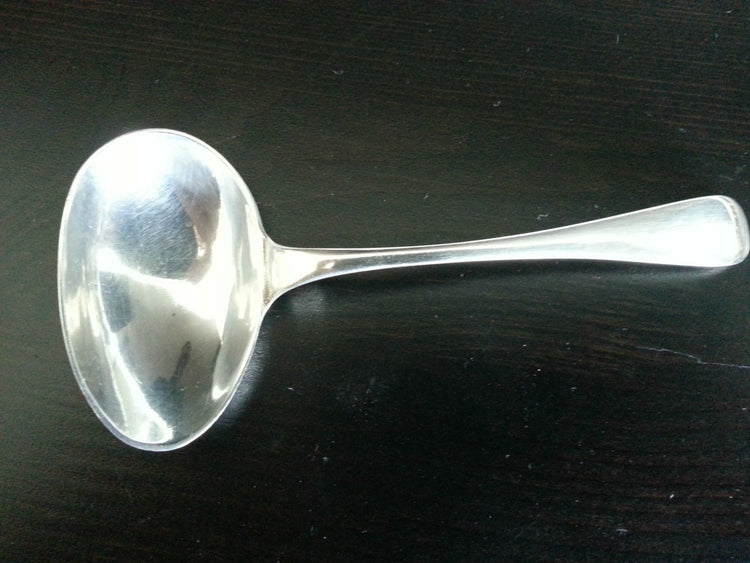 Vintage 1945 solid silver baby spoon Birmingham sterling James