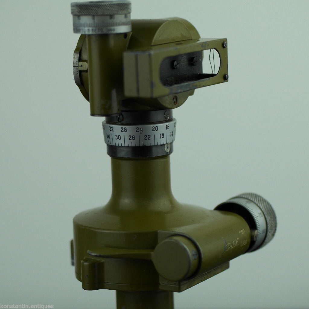 Cold war Russian The regimental gun sight PG-1 Panoramic telescope USSR museum