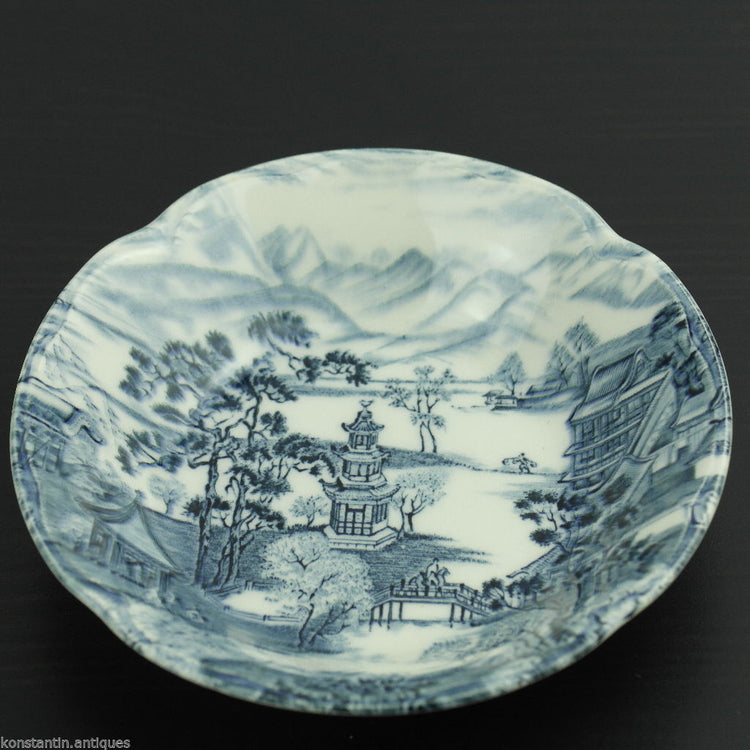 Vintage porcelain bowl Johnson Bros China Enchanted Garden