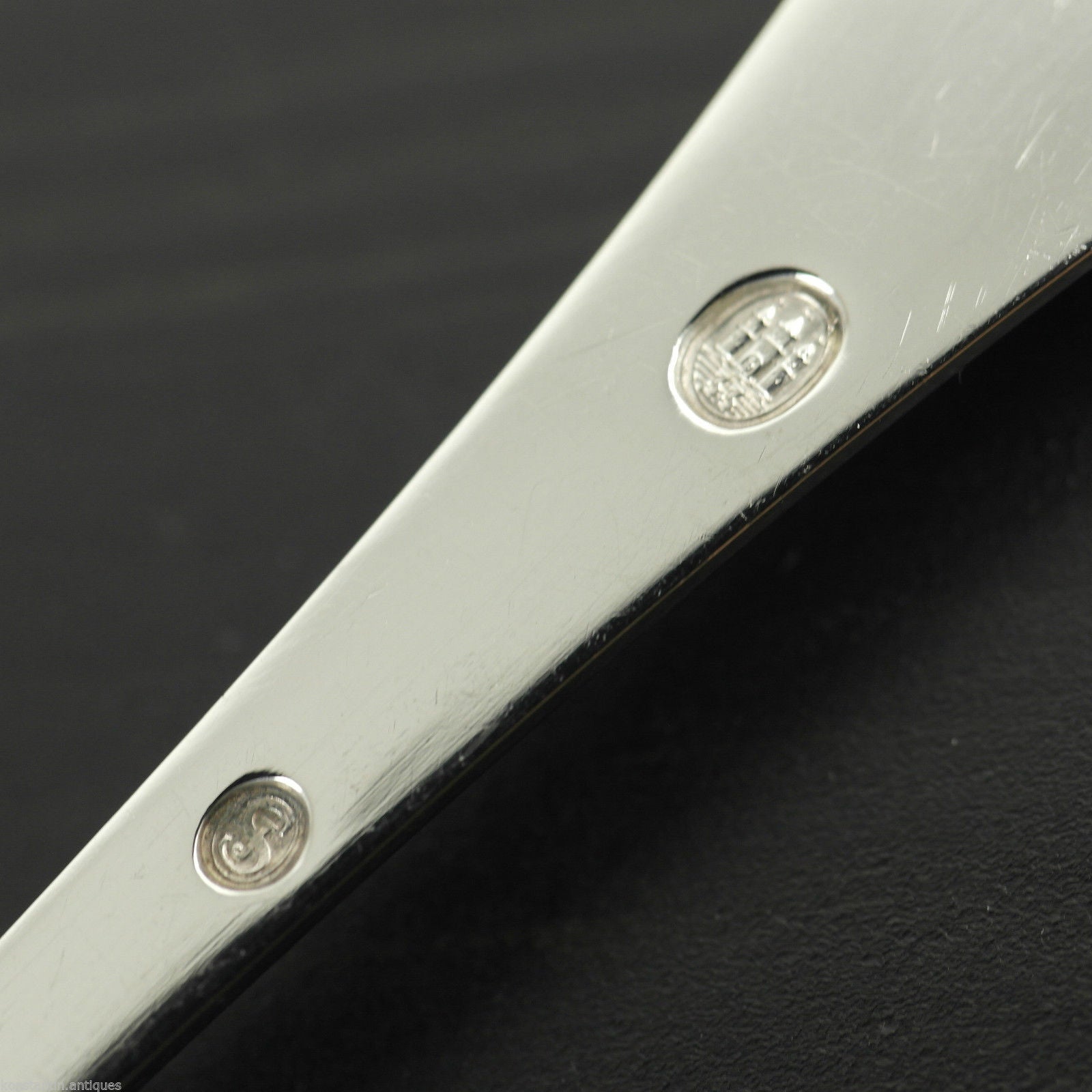 Antique Danish Sterling silver 1933 set of six spoons