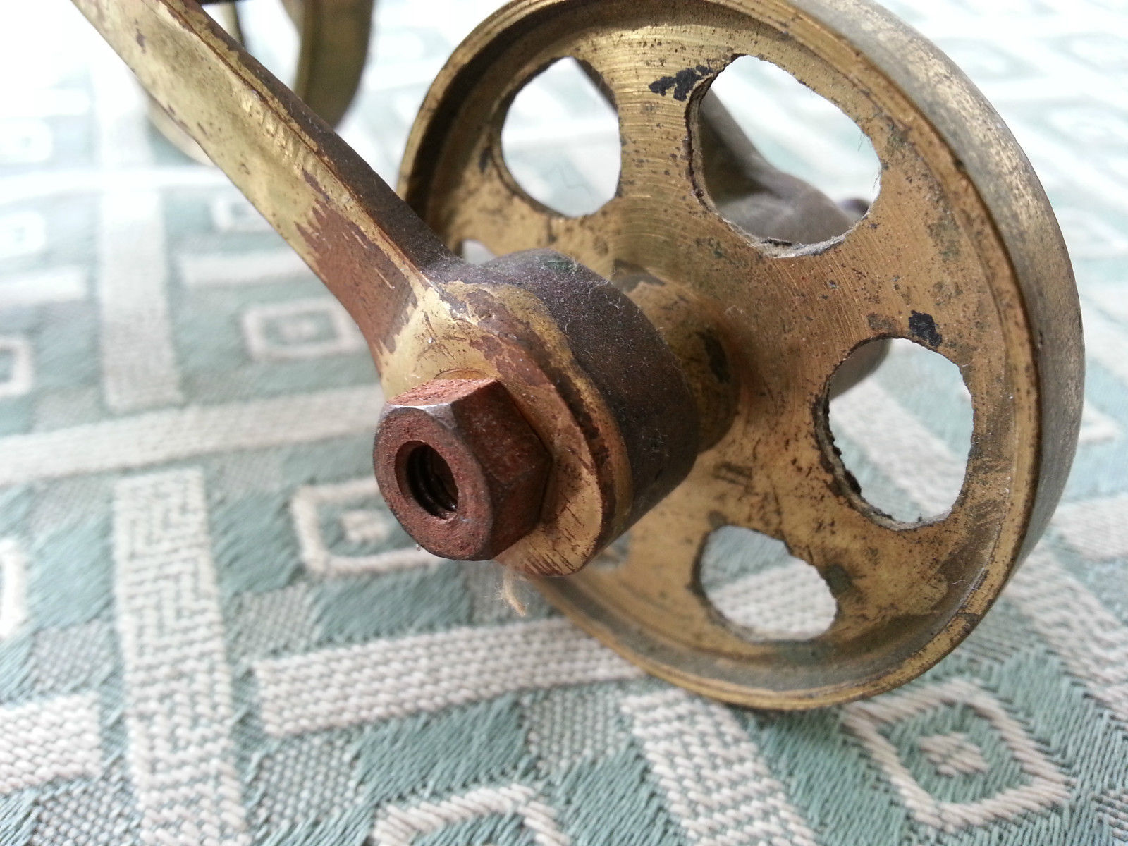 Vintage model Antique cannon brass statue made in British Empire