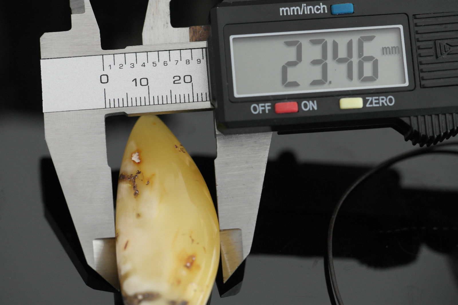 Genuine Baltic Amber handmade pendant on the rope