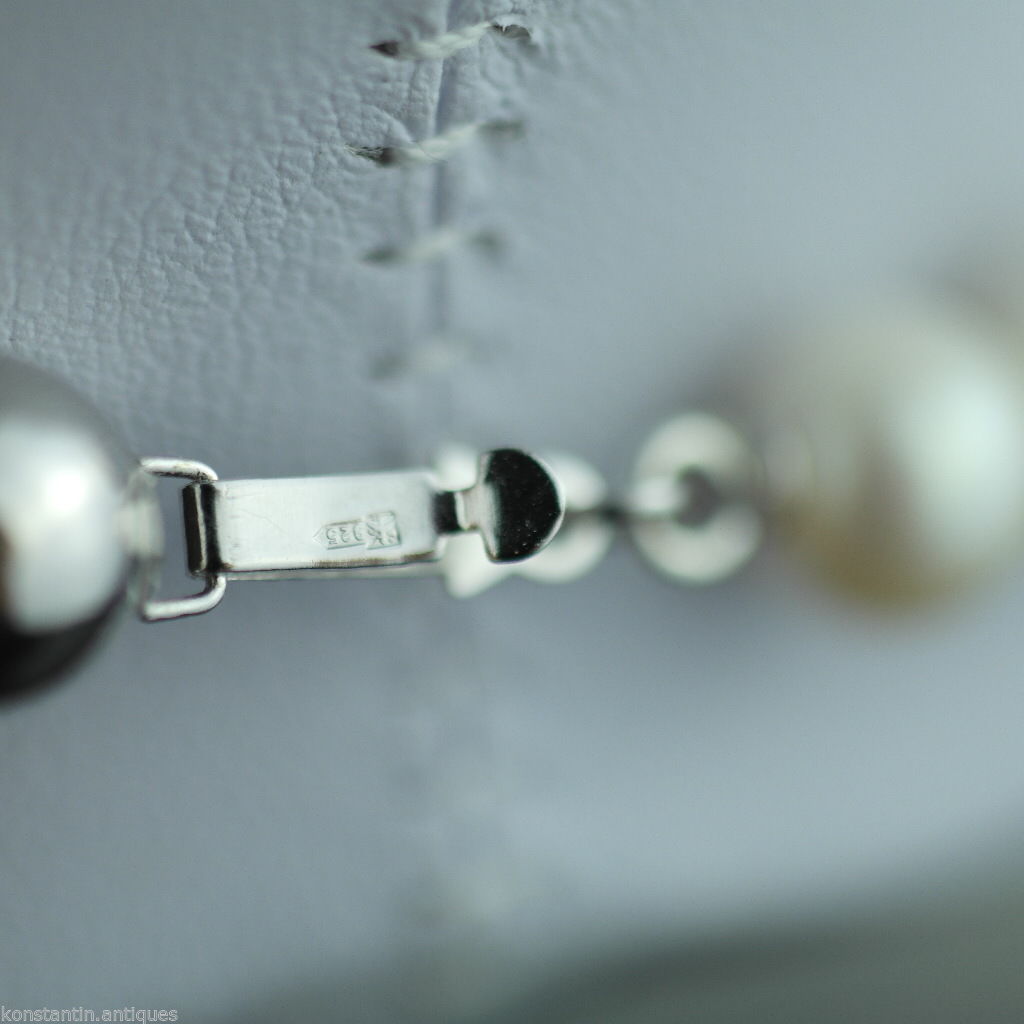 Freshwater Pearls necklace bead clasp sterling silver