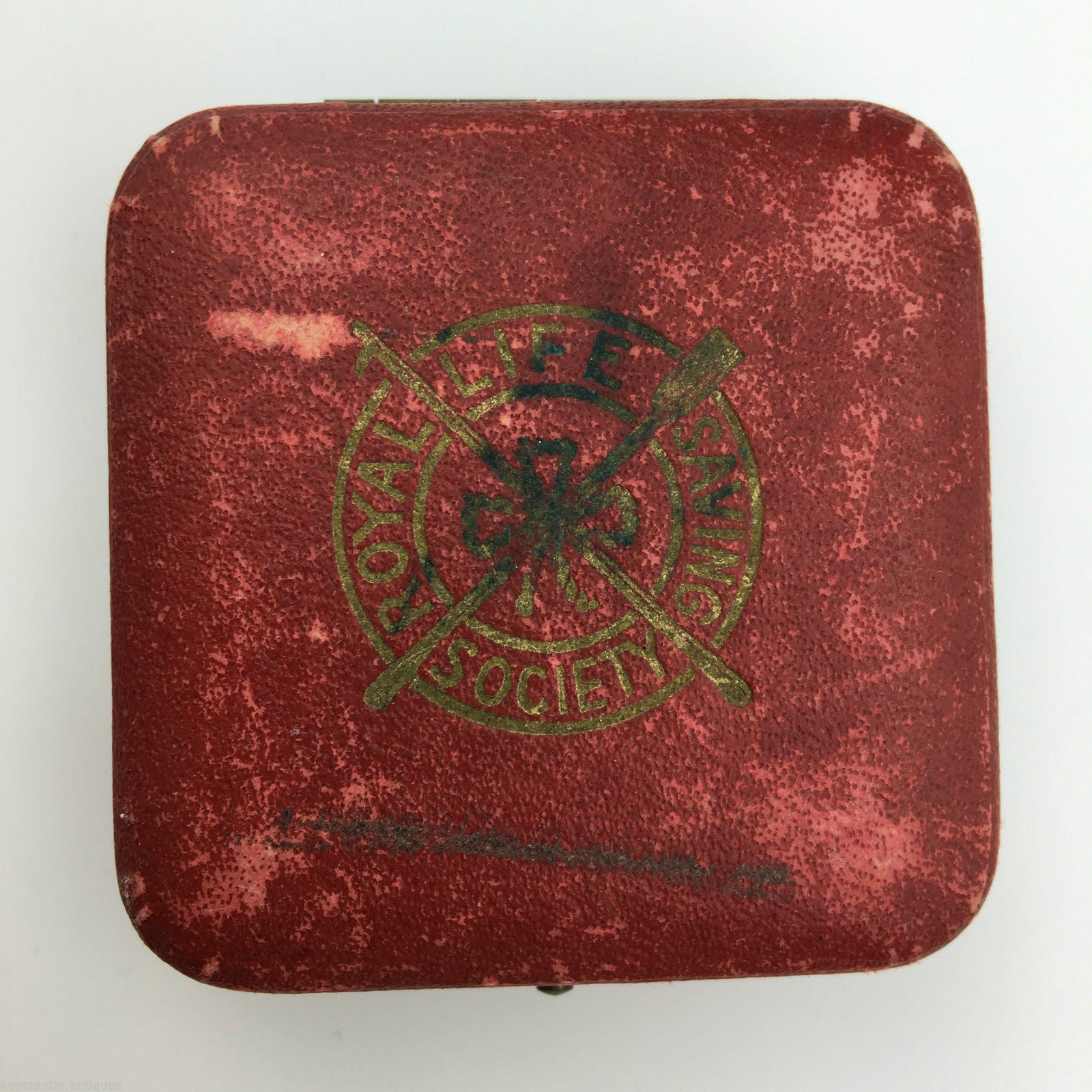 MEDALLA DE LA SOCIEDAD REAL PARA SALVAR VIDA ESTABLECIDA 1891 en caja c.1939