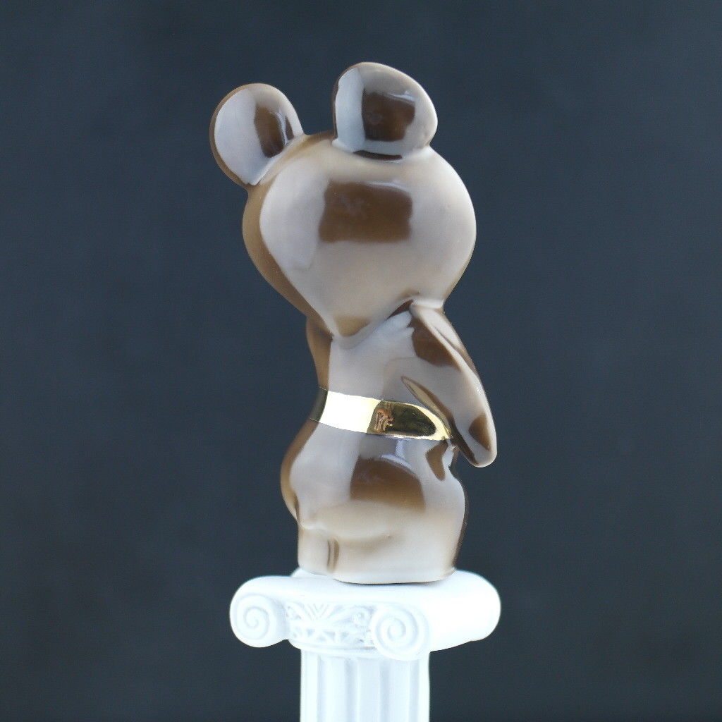 Vintage Moscú 1980 Juegos Olímpicos símbolo Oso Mascota URSS Dulevo regalo de porcelana