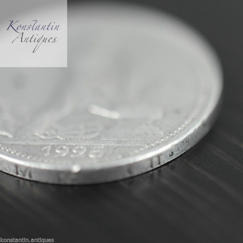 Vintage 1925 moneda de plata maciza 50 kopeks Secretario General Stalin de la URSS Moscú
