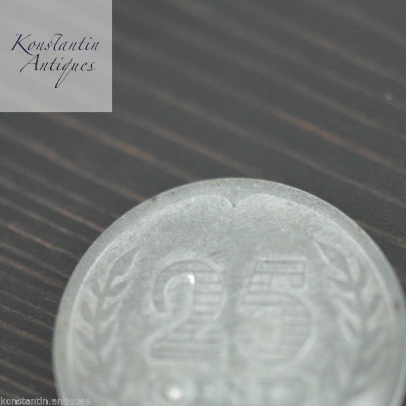 Vintage 1941 coin 25 cents Netherlands old gift