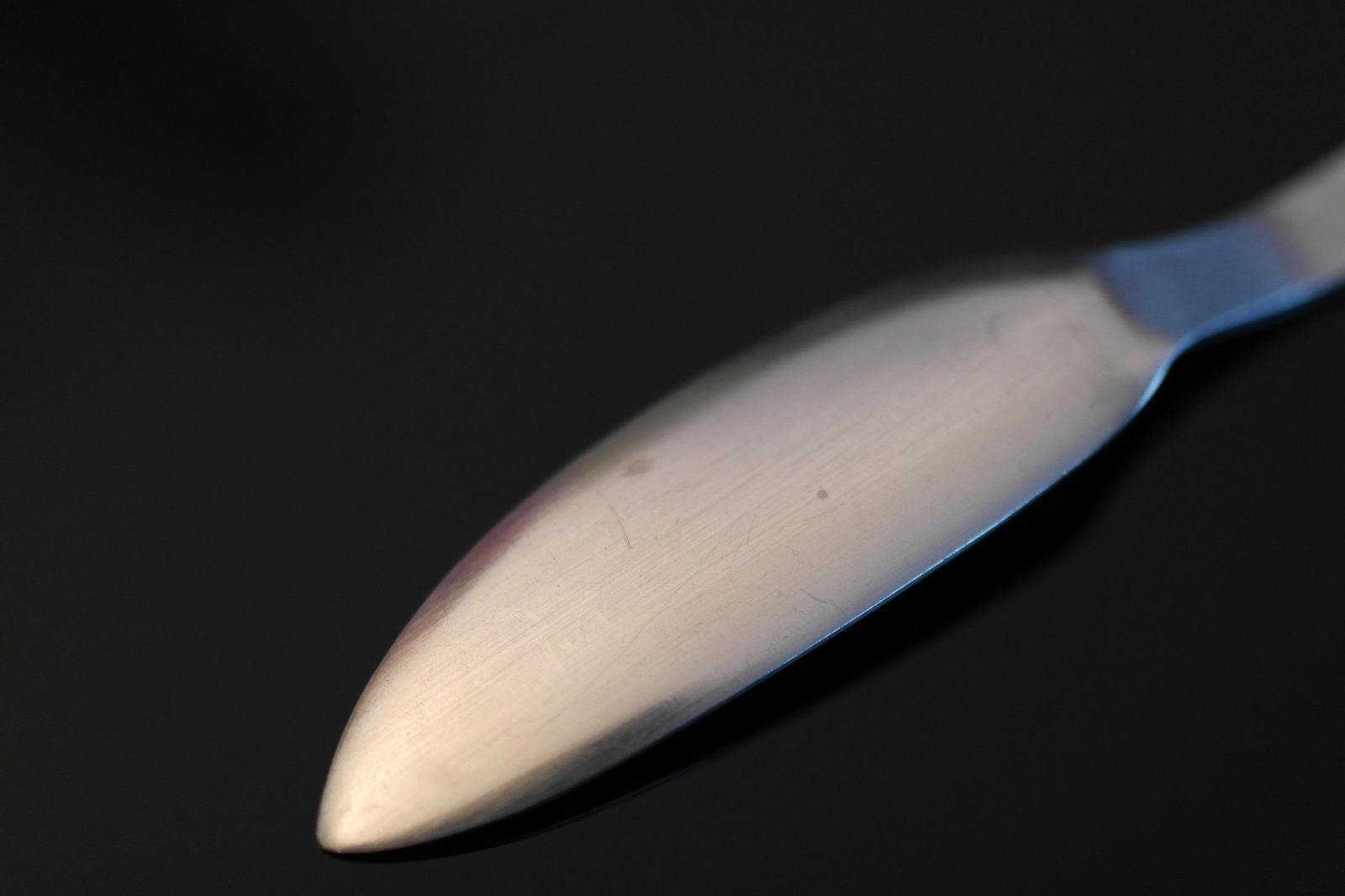 Vintage USSR enamel solid silver butter knife 88 э✰916