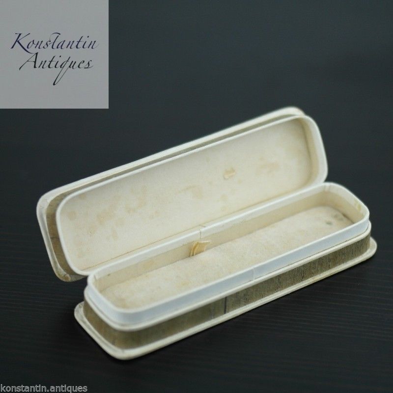 Antique jewellery box for pin brooch, pendant or chain British Empire J.W.Turner