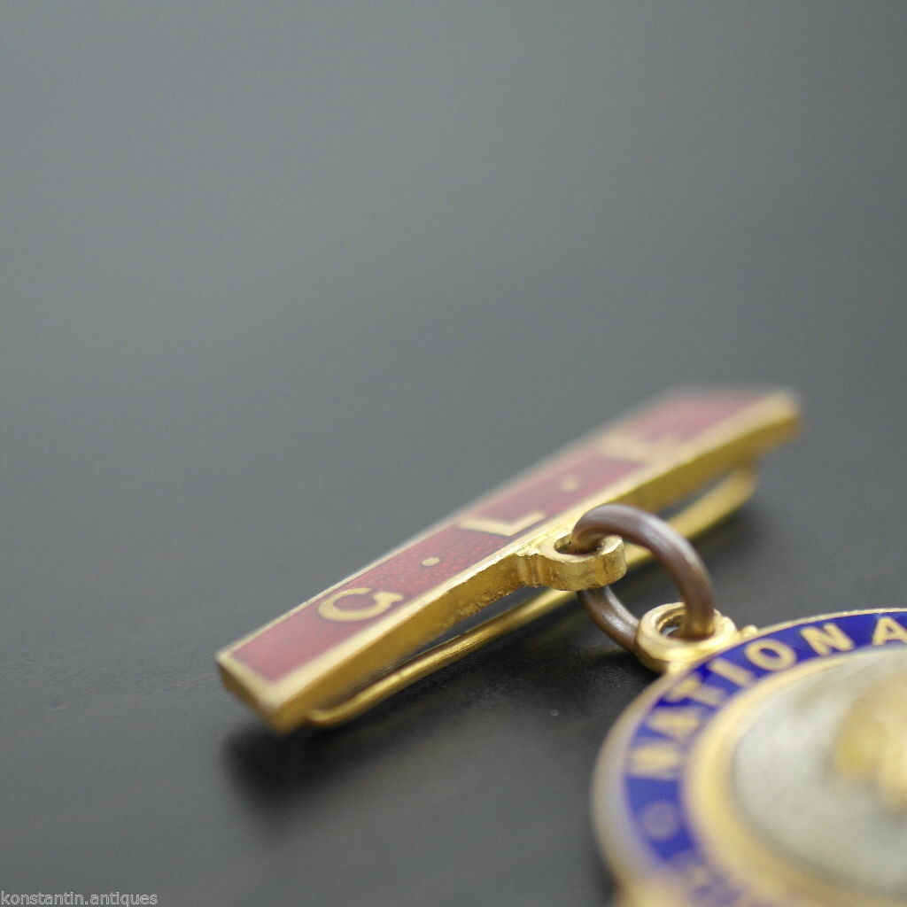 Emaille-Medaille *RAOB* GLE NATIONAL CONVALESCENT FUND tolles Geschenk
