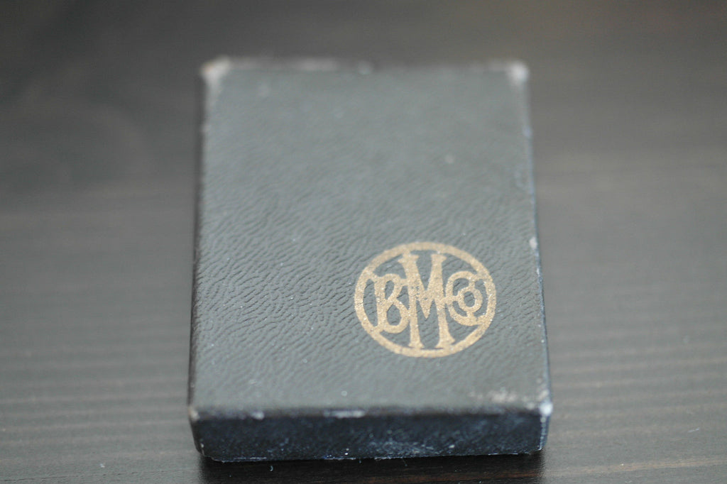 Vintage 1934 medalla de esmalte de plata de ley Redditch Junior Cup Compt en caja 