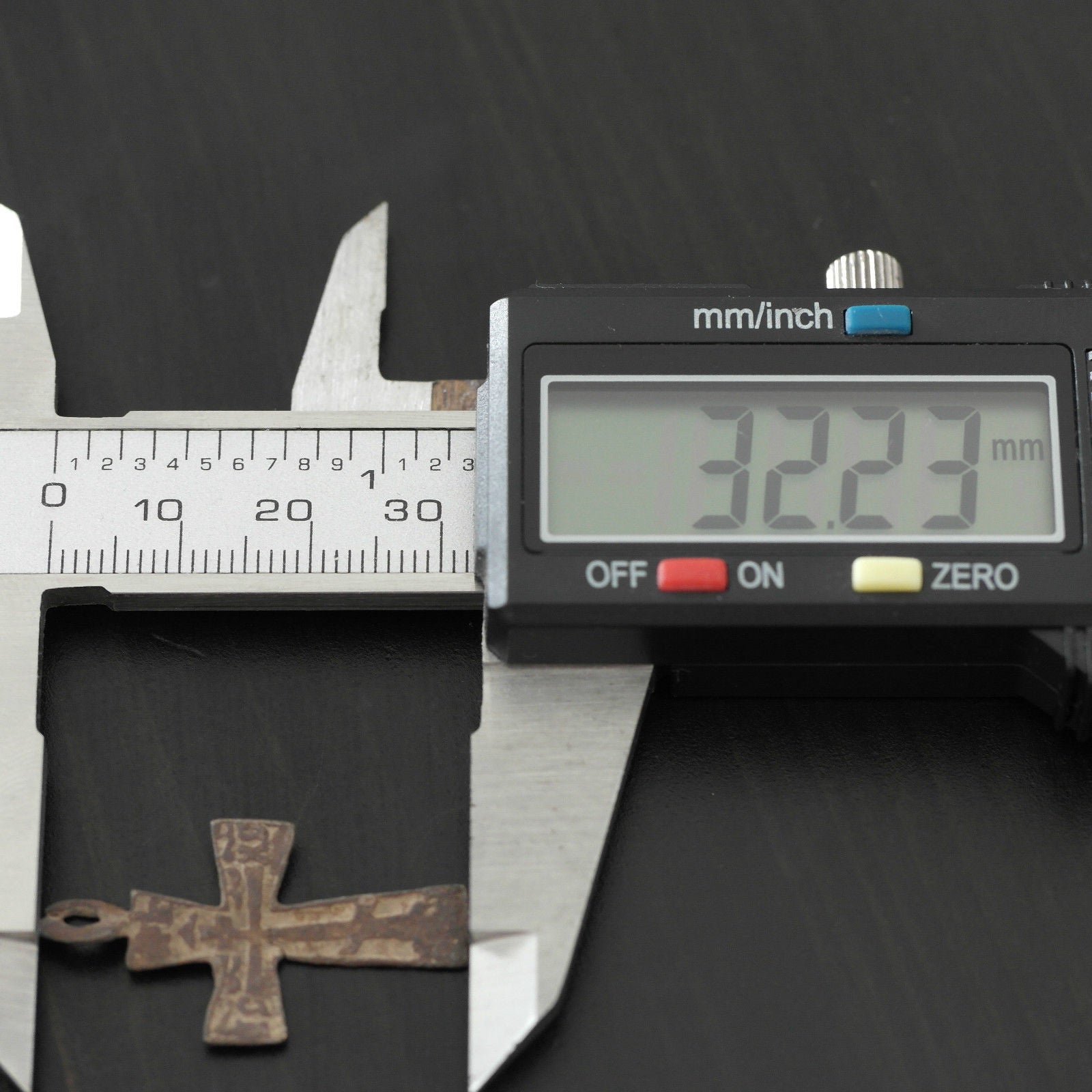 Antique solid cross Russian Empire Orthodox old Believers