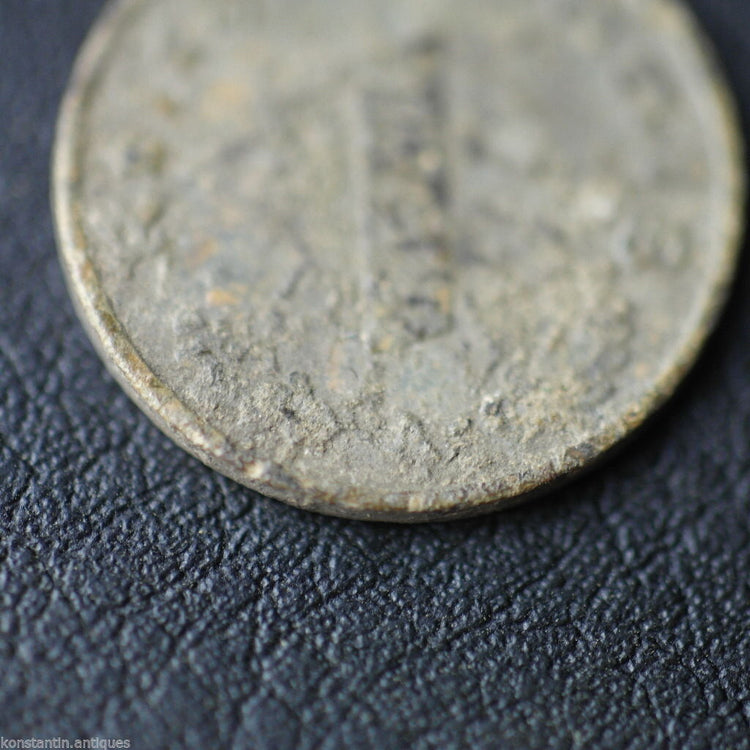 Vintage 1941 coin 1 Reichspfennig primer Adolf Hitler of Germany 20thC Berlin