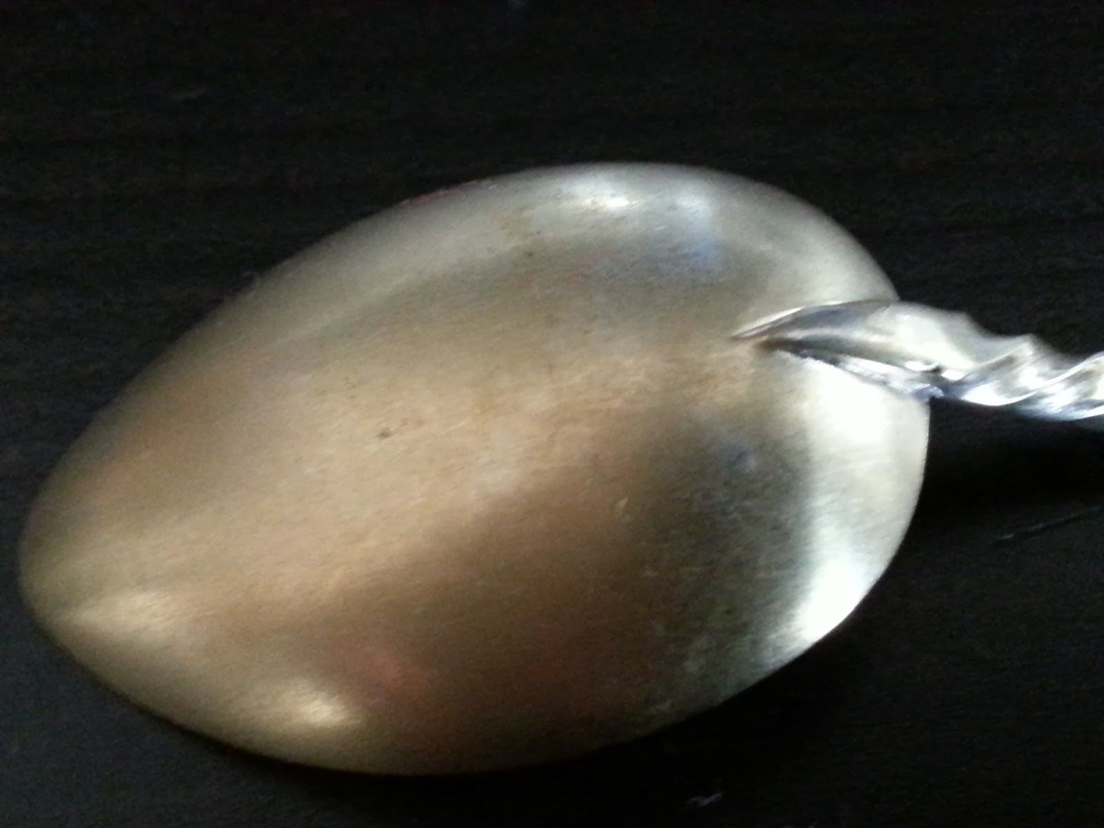 Antique Sterling silver gold plated enamel twist spoon Denver USA