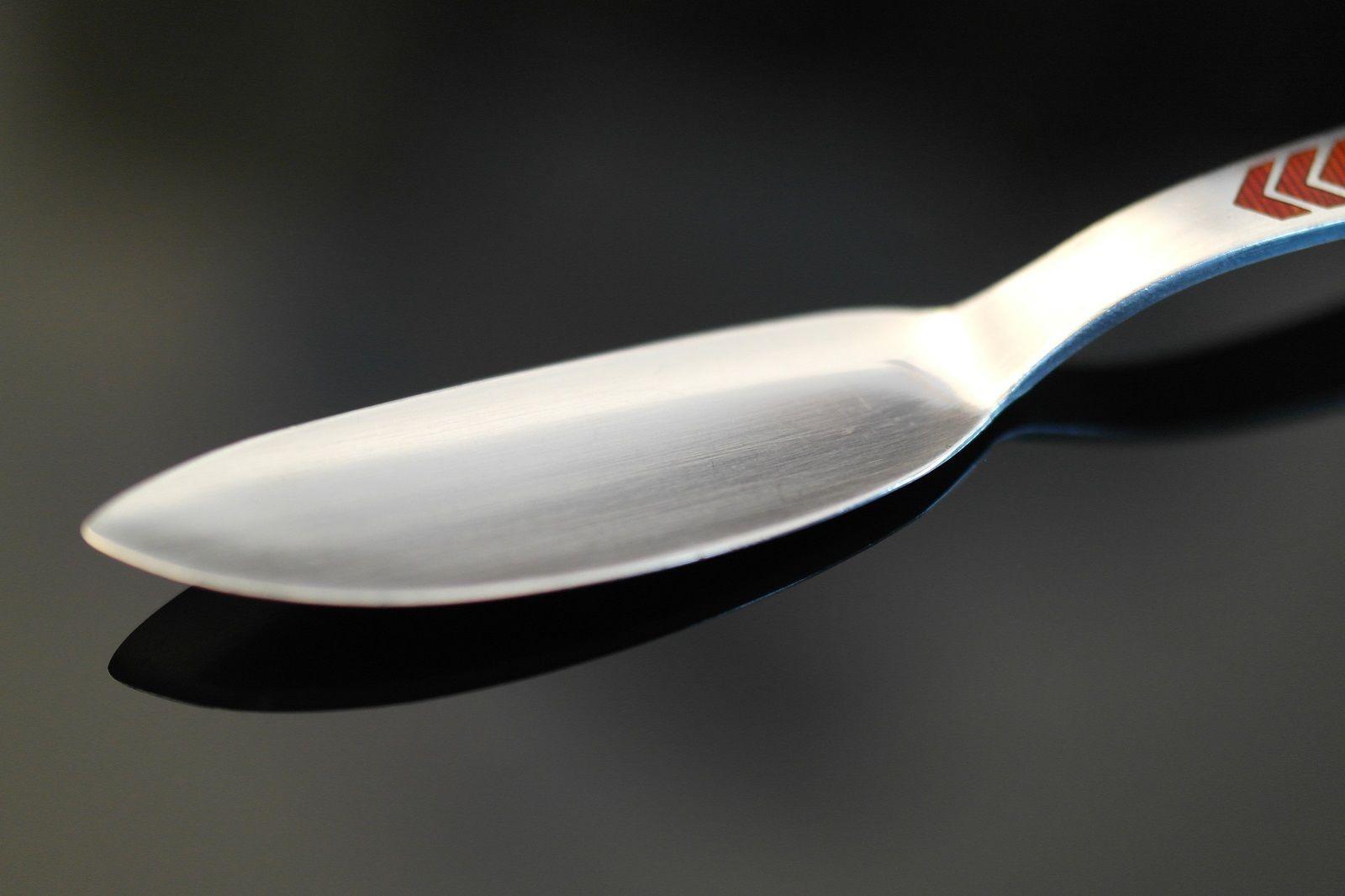 Vintage USSR enamel solid silver butter knife 88 э✰916