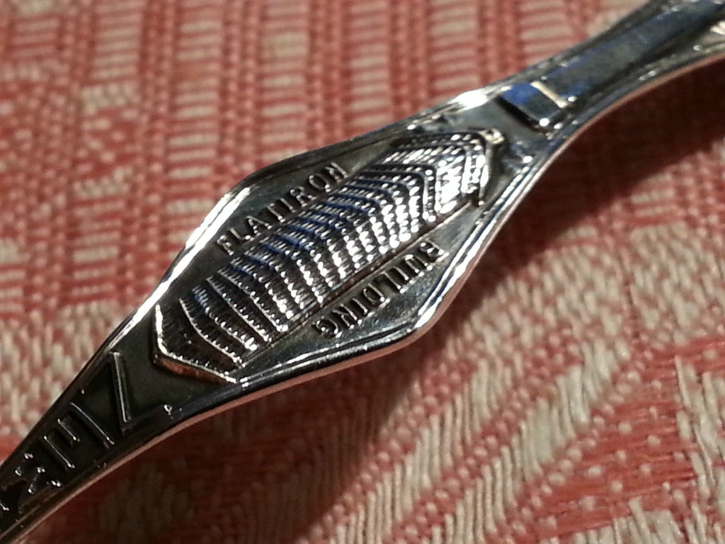 Antiker Löffel aus Sterlingsilber aus dem 20. Jh. New York USA Paye Baker MFG Co