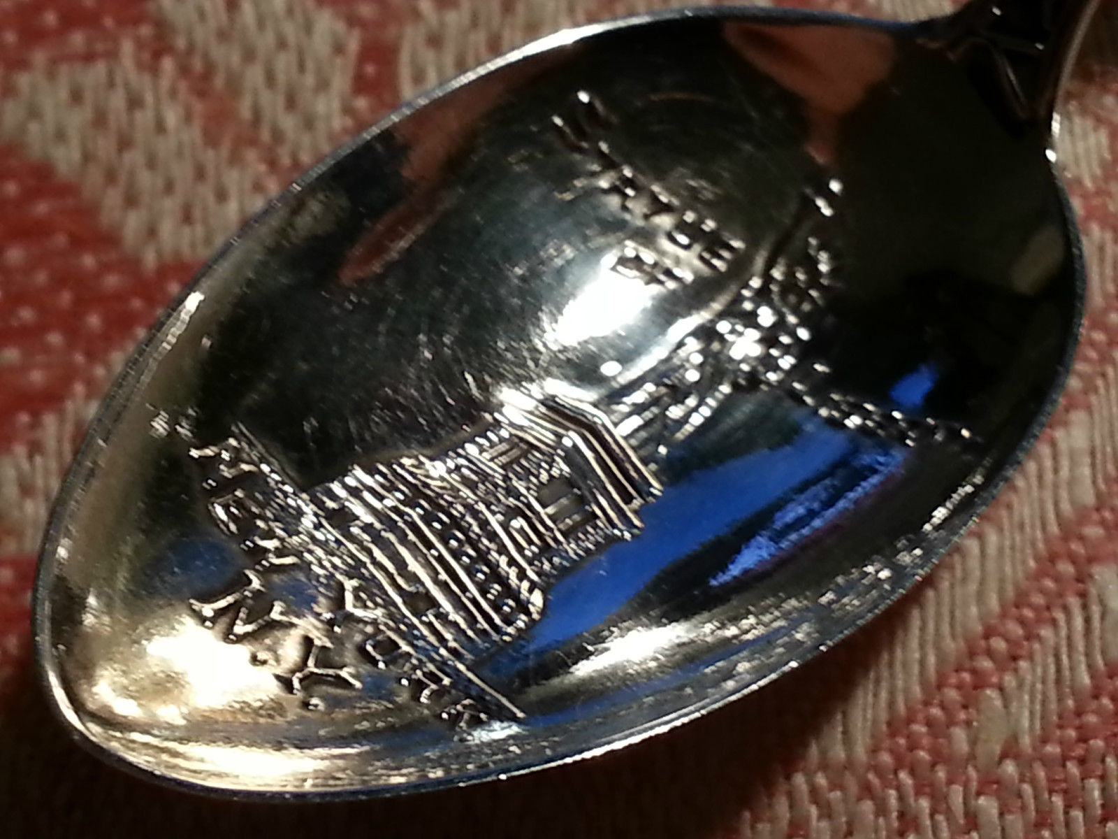Cuchara antigua de plata de ley del siglo XX Nueva York EE.UU. Paye Baker MFG co
