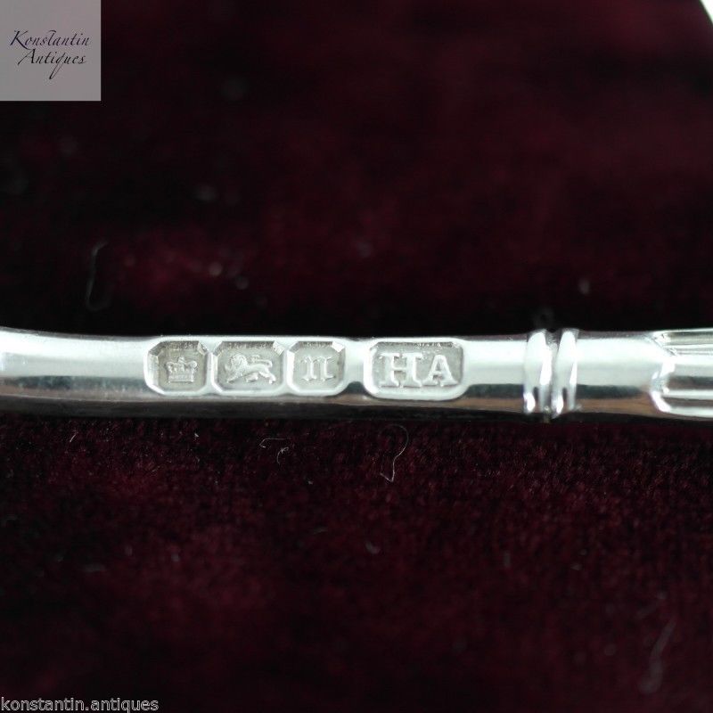 Cucharas de té antiguas de plata de ley de 1905 set 12+ pinzas Sheffield Atkin Brothers