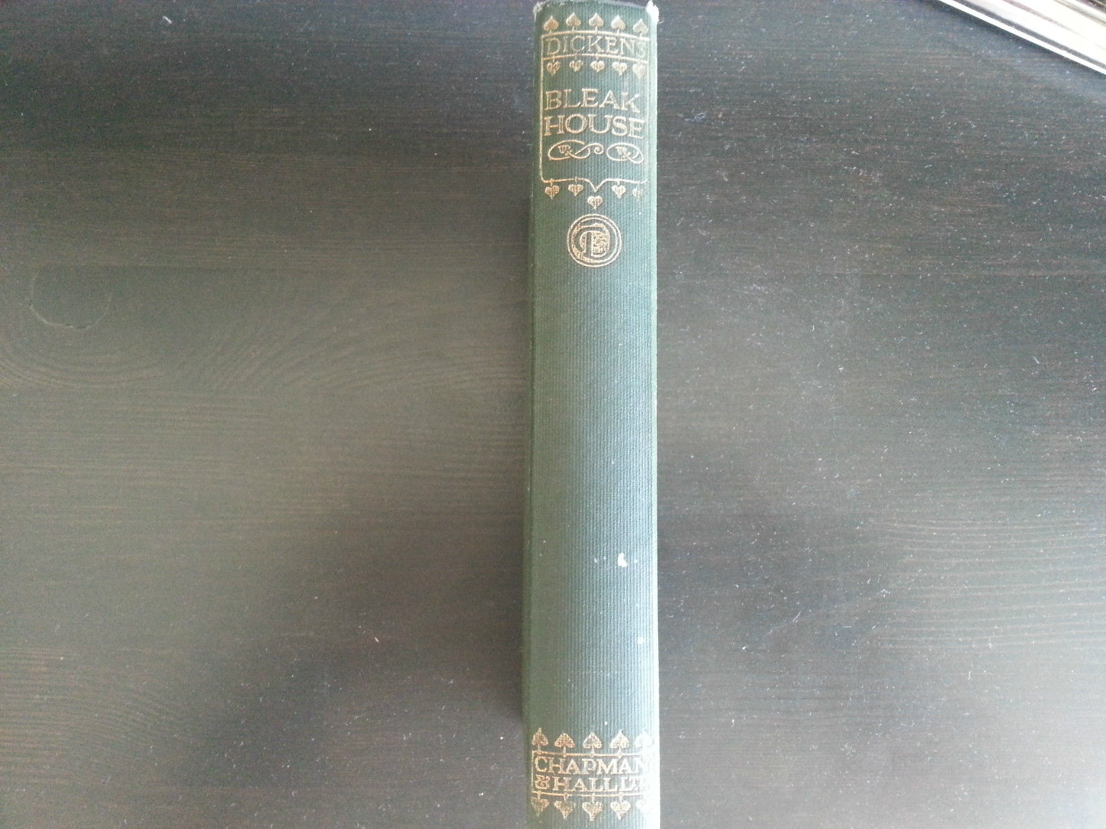 Antique 1907 book by Charles Dickens "Bleak House" London British Empire