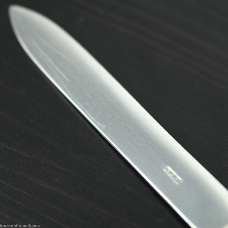 Antikes, versilbertes Messer mit Perlmuttgriff, EPNS British Empire