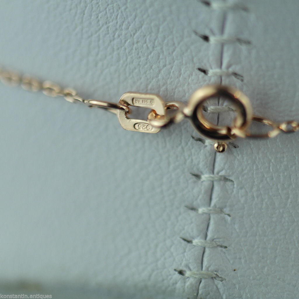 Atemberaubender Anhänger mit klarem Stein aus Gold über Sterlingsilber an Kette 925 Genevive