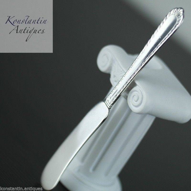 Antique Sterling silver butter knife B American Indian