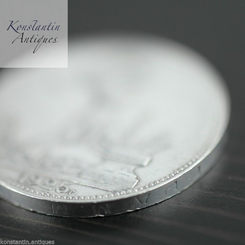 Vintage 1925 moneda de plata maciza 50 kopeks Secretario General Stalin de la URSS Moscú