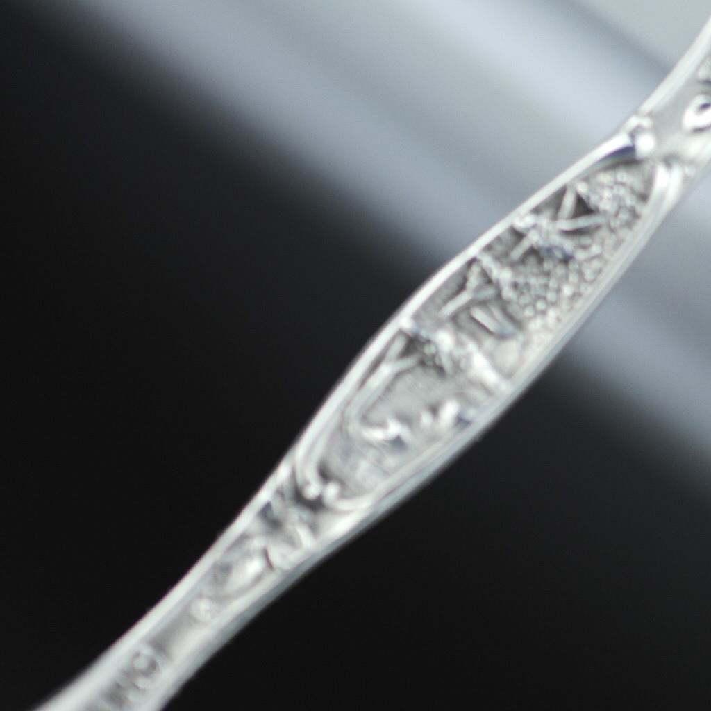 Antiker Löffel aus Sterlingsilber, Kalifornien, Los Angeles, 1814, Eureka, 1770