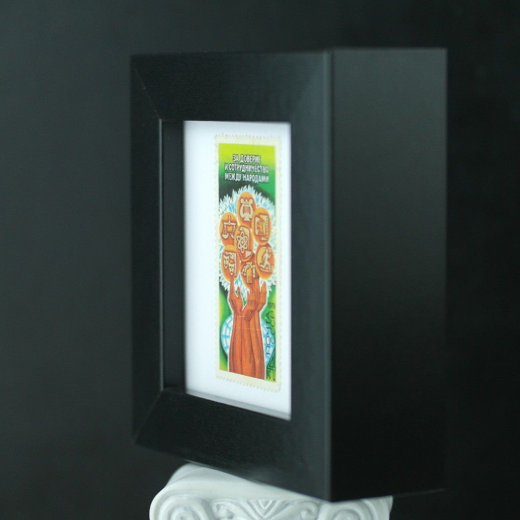 Oficina de correos original de la URSS Decoración interior de la pared del sello