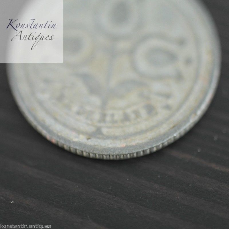 Vintage 1942 coin 10 cents Netherland great old gift