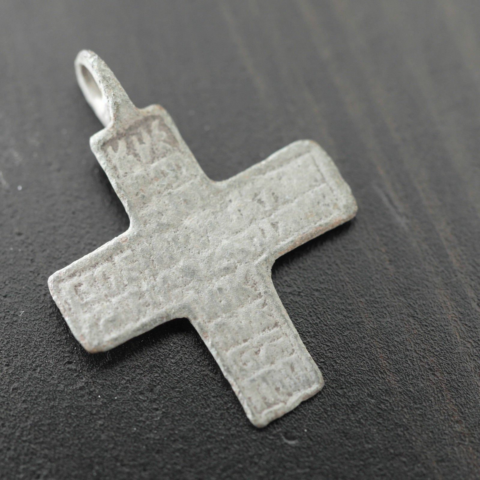 Cruz sólida antigua Imperio ruso Viejos creyentes ortodoxos