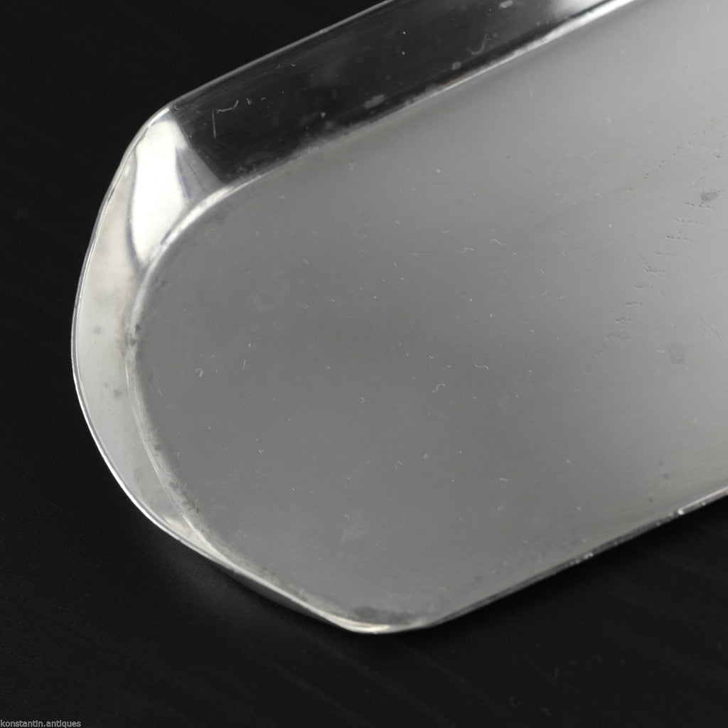 Antikes riesiges Serviertablett aus massivem Silber aus Sheffield