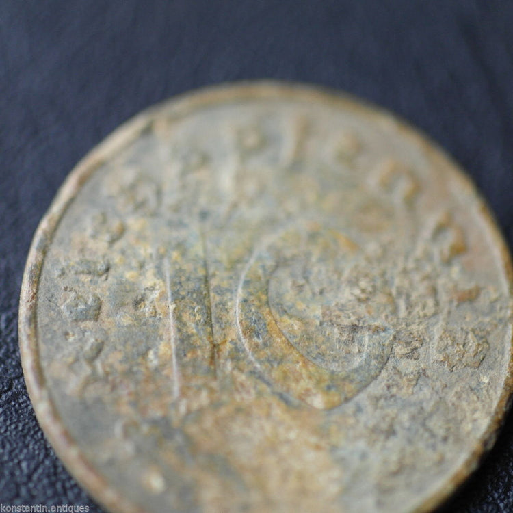 Antike 1941 Münze 10 Reichspfennig Führer Adolf Hitler von Deutschland 20. Jh. Berlin